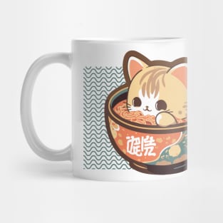 Cat Noodle Soup Mug
